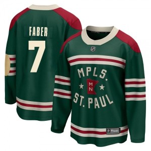 Youth Brock Faber Minnesota Wild Fanatics Branded 2022...