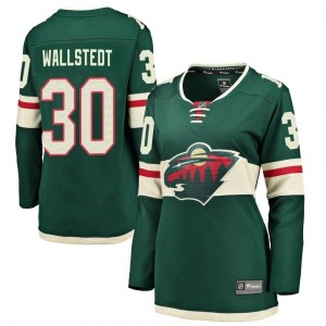 Women's Jesper Wallstedt MN Jersey Fanatics Branded Home...
