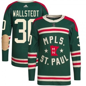 Youth Jesper Wallstedt Minnesota Wild Adidas 2022 Winter...