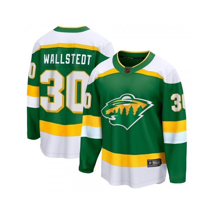 Youth Jesper Wallstedt MN Jersey Fanatics Branded Special Edition 2.0 Jersey - Breakaway Green