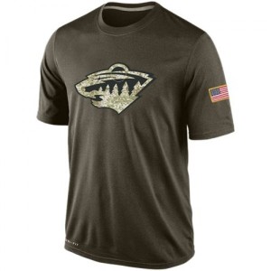 Men's Minnesota Wild Nike Salute To Service KO...