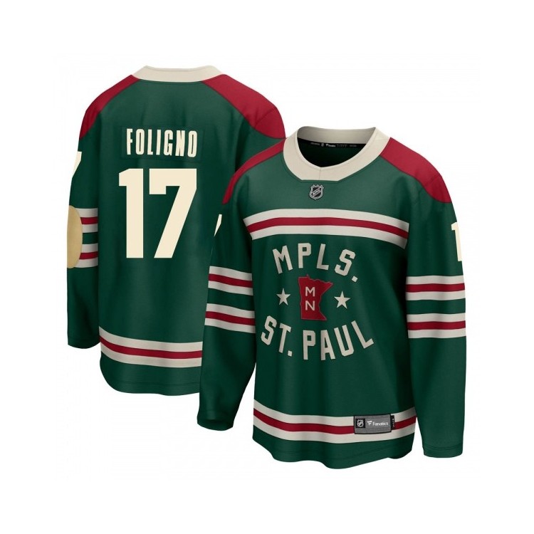 Men's Marcus Foligno Winter Classic Hockey Jersey - Fanatics Breakaway NHL 2022 (Green)