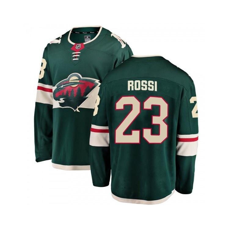 Men's Marco Rossi NHL Hockey Jersey - Minnesota Wild Fanatics Breakaway (Green)