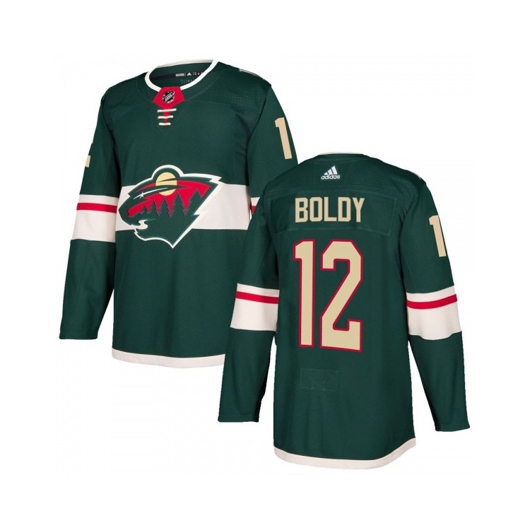 Matt Boldy Minnesota Wild Adidas Authentic Home Jersey - Men's Green