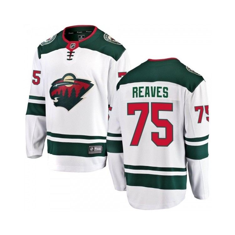 Youth Ryan Reaves Away NHL Gear - Minnesota Wild Fanatics Breakaway Jersey (White)